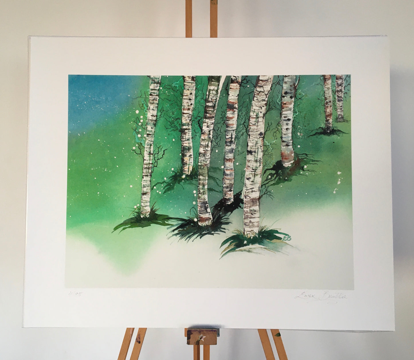 Summer Birch Trees Limited Edition Giclée Print