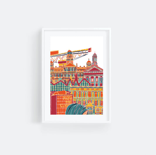 Print of Glasgow City Centre