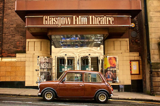 Mini at the GFT signed mounted print