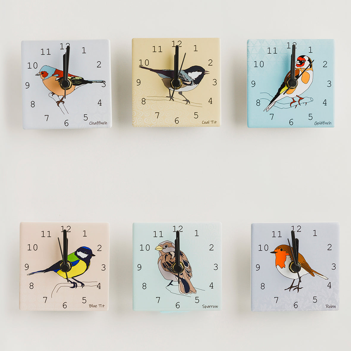 Mini Clocks – Garden Birds