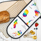 Scottish Isles Watercolour Map Oven Gloves