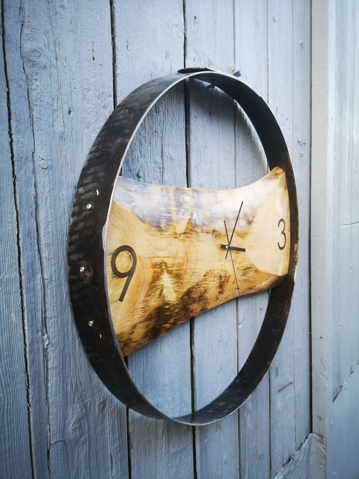 Whisky Barrel Hoop Wall Clocks Scottish Design Exchange