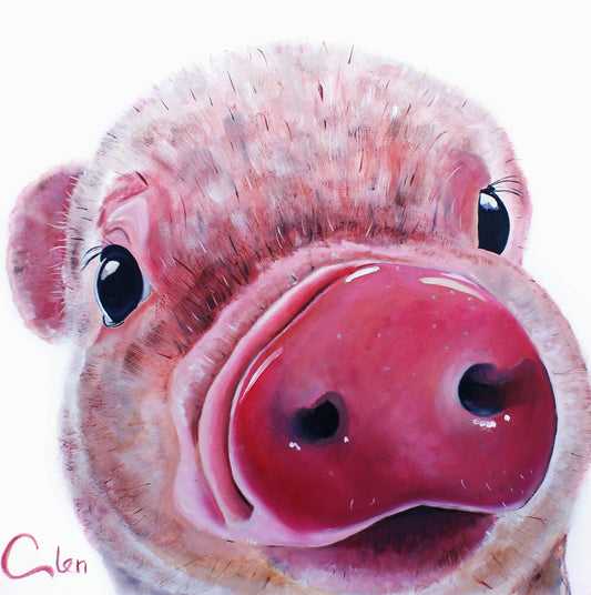 This little piggy went wee, wee, wee all the way home.