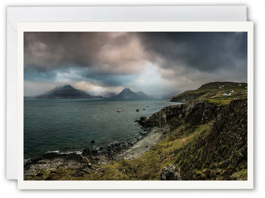 Cuillins & Elgol, Isle of Skye - Scotland Greeting Card - Blank Inside