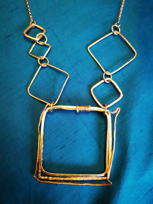 Chunky abstract pendant