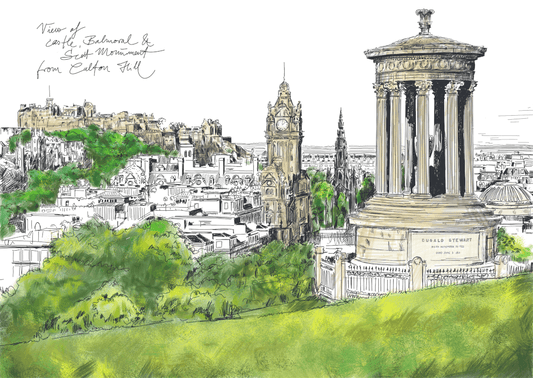 Calton Hill Edinburgh Art Print