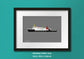 MV Hebridean Isles (Uig, Uig Triangle, Lochmaddy, Tarbert, Uist, Kennacraig, Islay) - Illustration (A4)