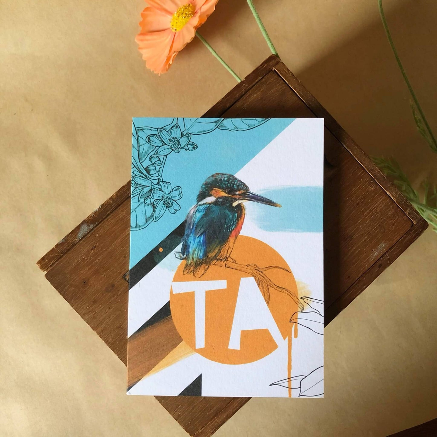 Beaky Blooms Greeting Cards