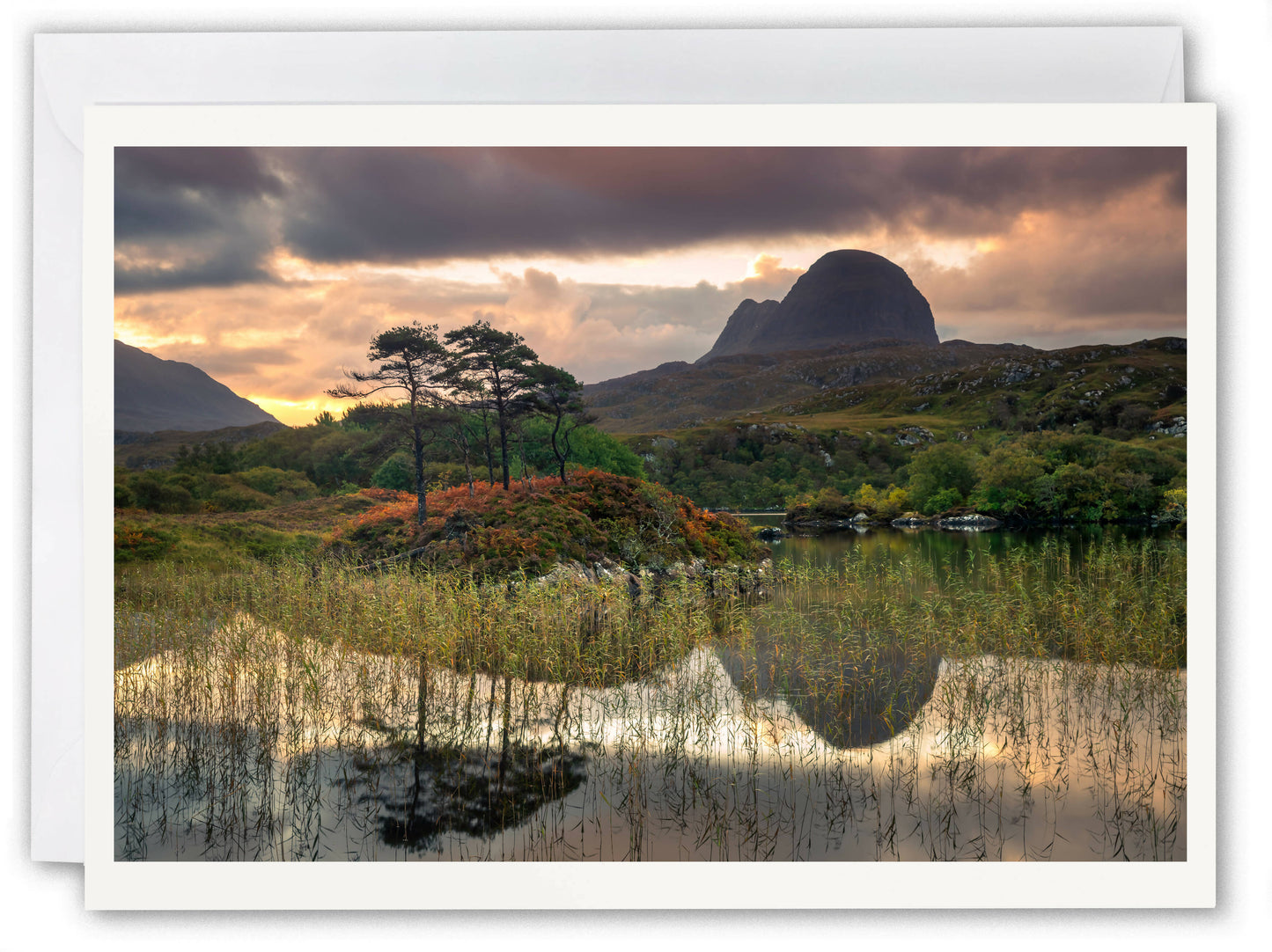 Suilven nr Lochinver - Scotland Greeting Card - Blank Inside