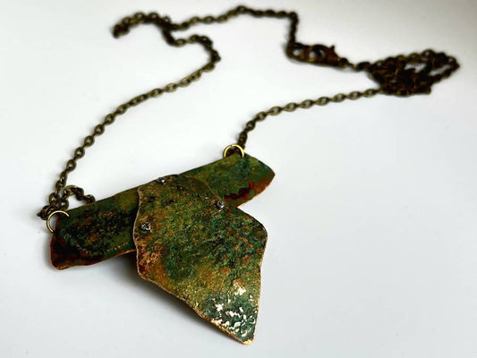 Necklace, Geometric Found Beneath