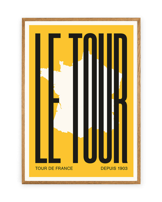 Le Tour de France Cycling Art Print