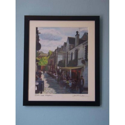 Ashton Lane, Glasgow. Art Print.