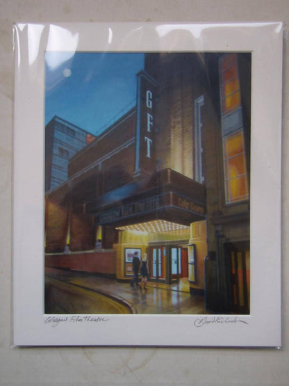 Glasgow Film Theatre. Art Print.