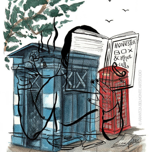 HonesTEA box and other calls - art print