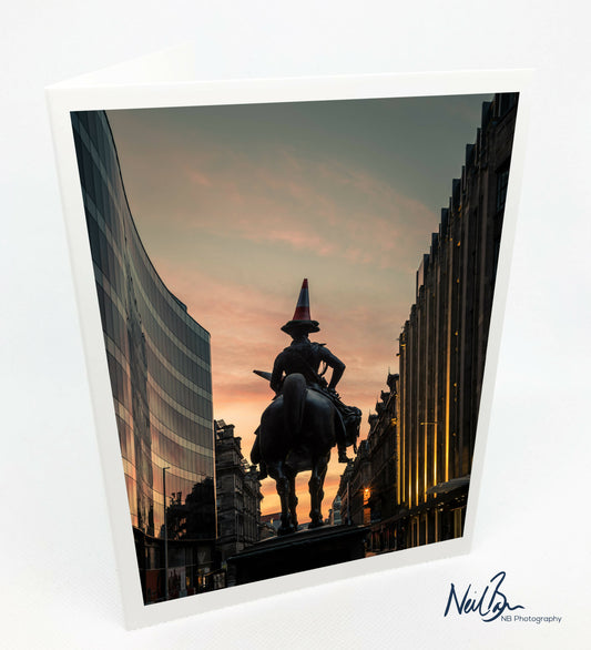 The Duke, Queen Street, Glasgow - Scotland Greeting Card - Blank Inside