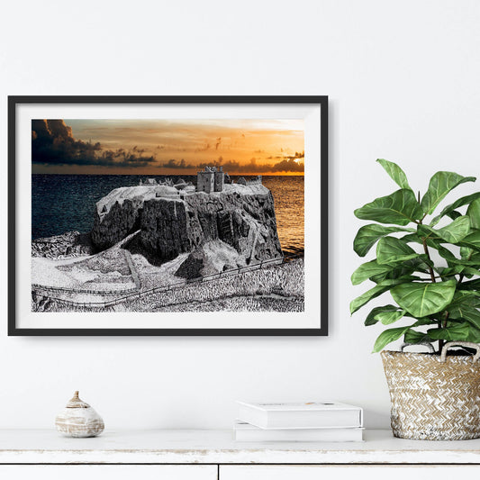 Dunnottar Castle print