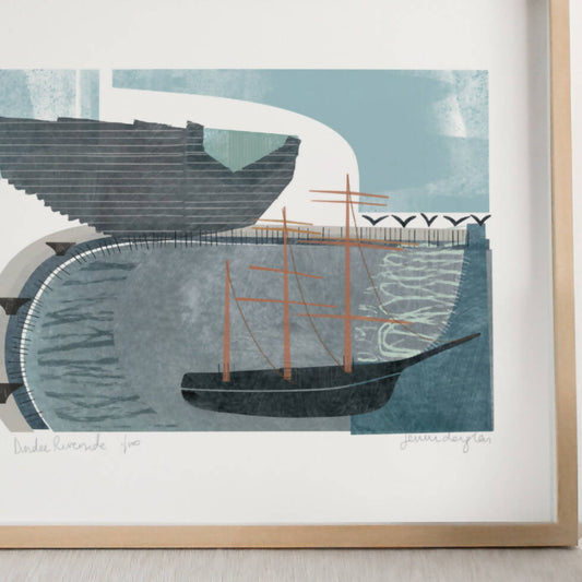 Dundee Riverside Art Print