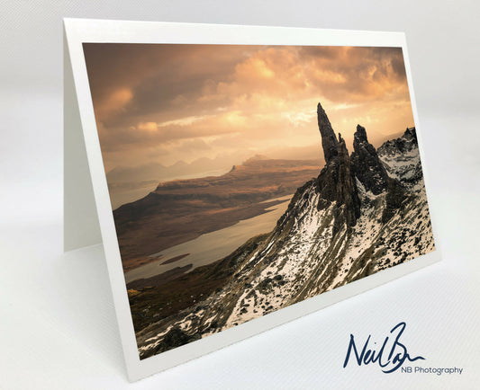 Old Man of Storr, Isle of Skye - Scotland Greeting Card - Blank Inside
