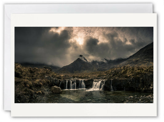 Fairy Pools, Isle of Skye - Scotland Greeting Card - Blank Inside