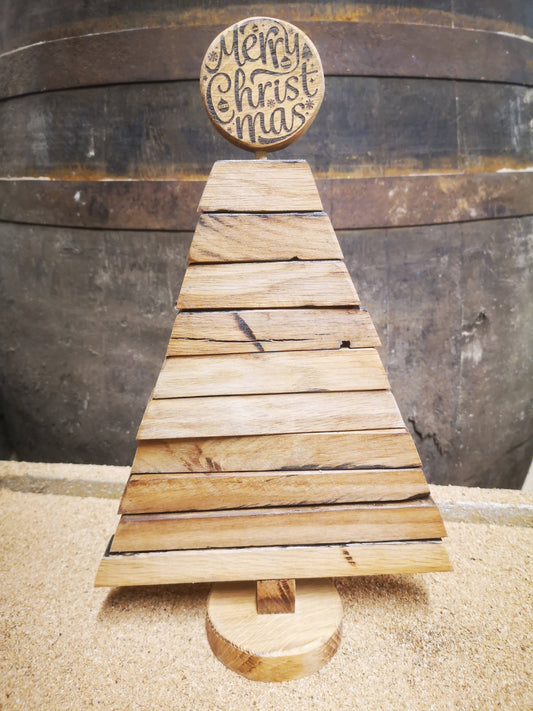 Whisky Wood Christmas Tree