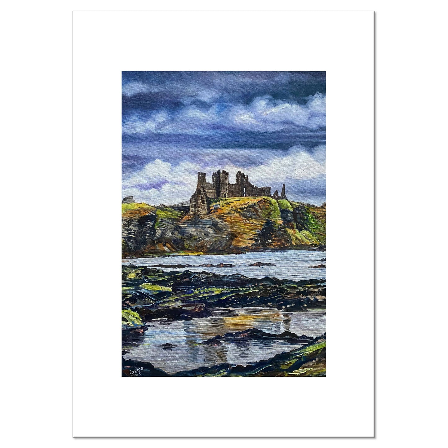 Tantallon Castle - Giclee Fine Art Print 29.7x42cm