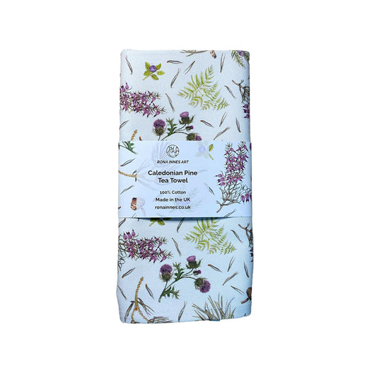 Caledonian Pine Cotton Tea-Towel