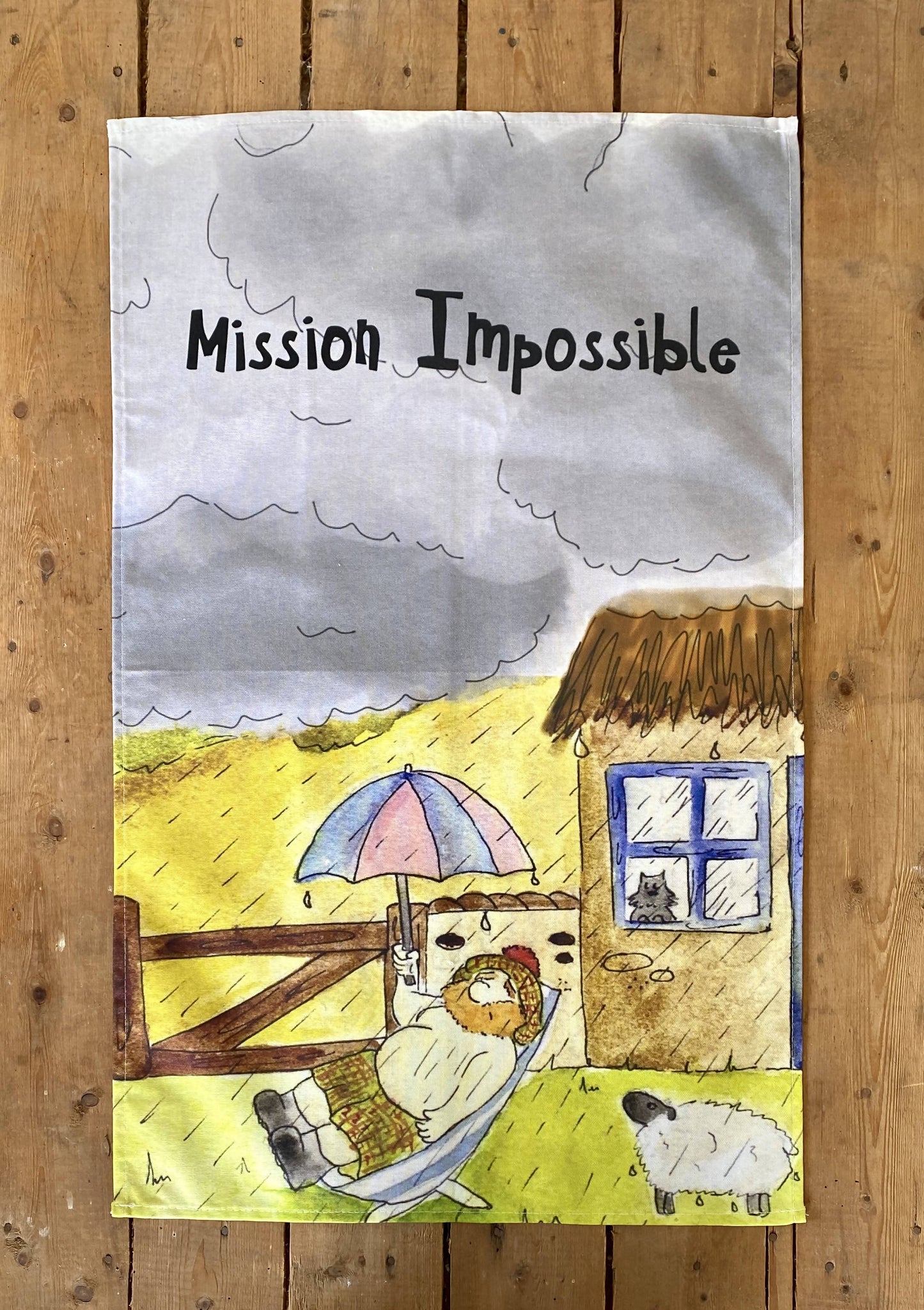 Mission Impossible Tea Towel