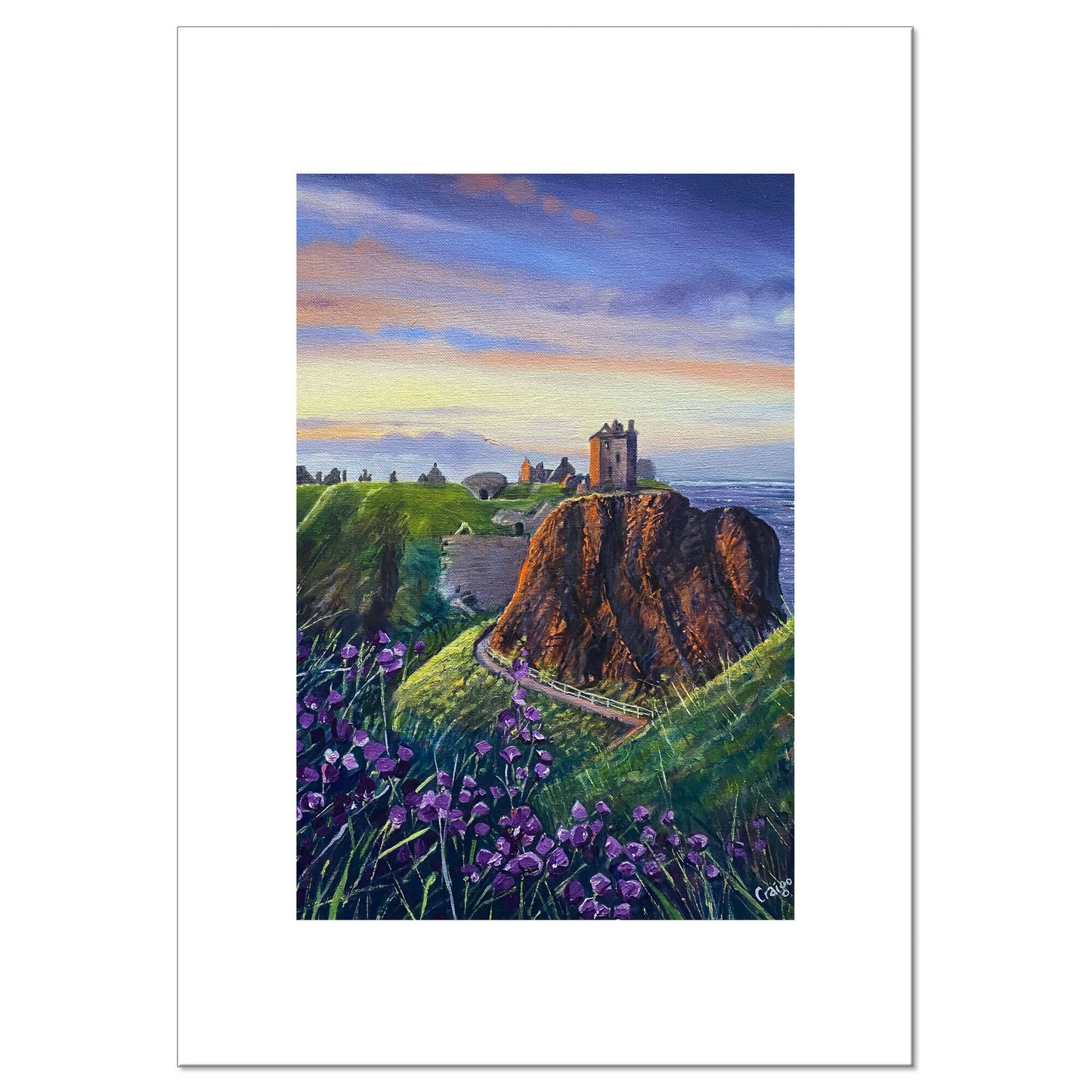 Dunnottar Castle - Giclee Fine Art Print 29.7x42cm