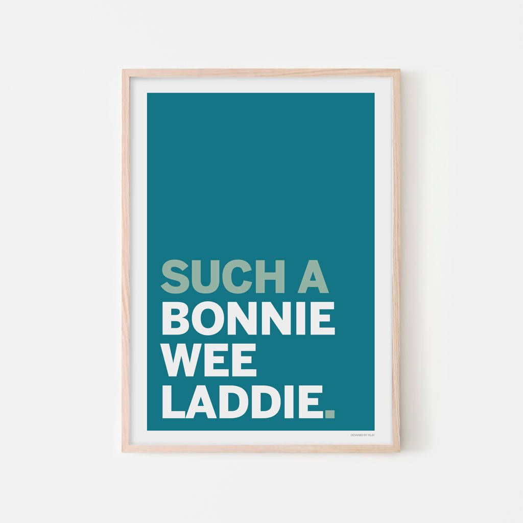 'Bonnie Wee Laddie' Print