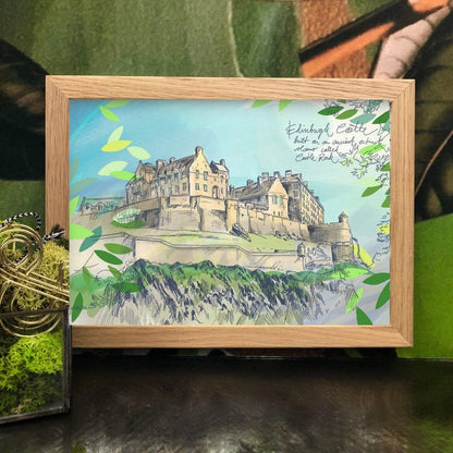 Edinburgh Castle Art Print