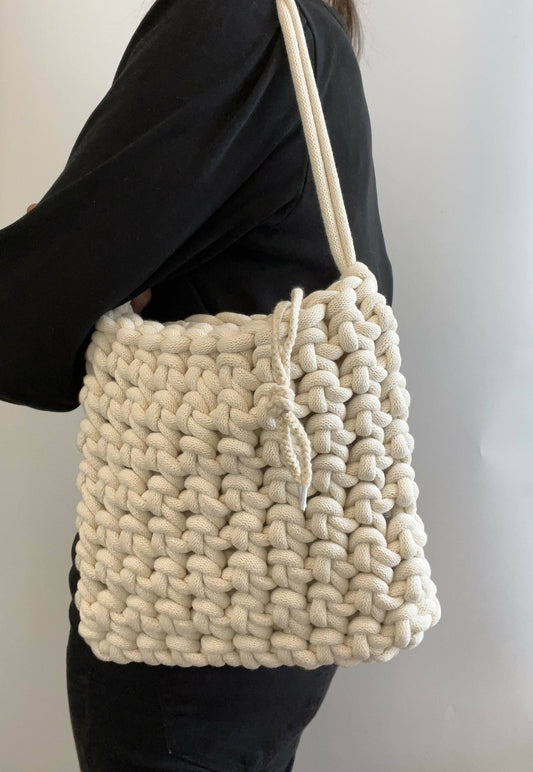 Off White Shoulder Bag