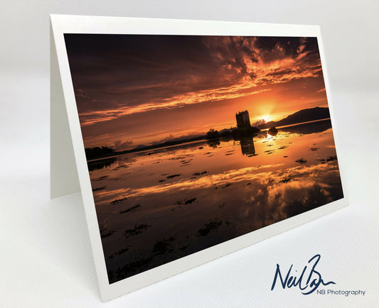 Castle Stalker, Argyll - Scotland Greeting Card - Blank Inside