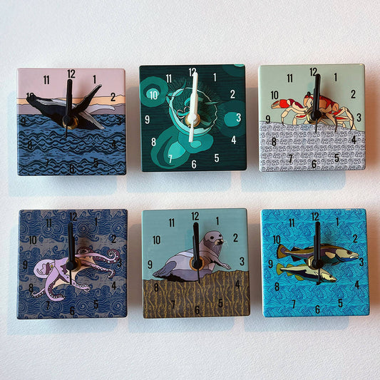 Mini Clocks – Sea Creatures