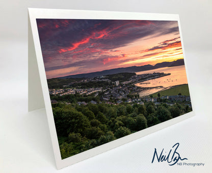 Gourock & Firth of Clyde - Scotland Greeting Card - Blank Inside