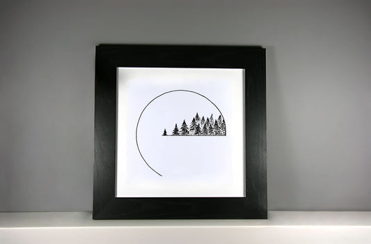 6 x 6" Framed Print