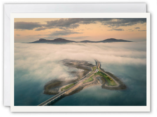 Kyle of Tongue Causeway, Sutherland - Scotland Greeting Card - Blank Inside