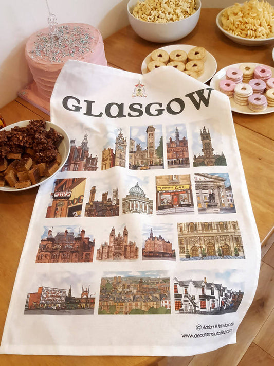 Glasgow Tea Towel