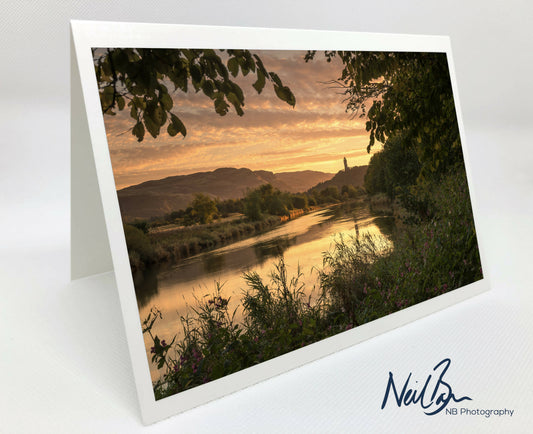 National Wallace Monument, Stirling - Scotland Greeting Card - Blank Inside
