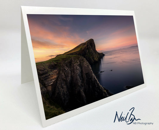 Neist Point, Isle of Skye - Scotland Greeting Card - Blank Inside