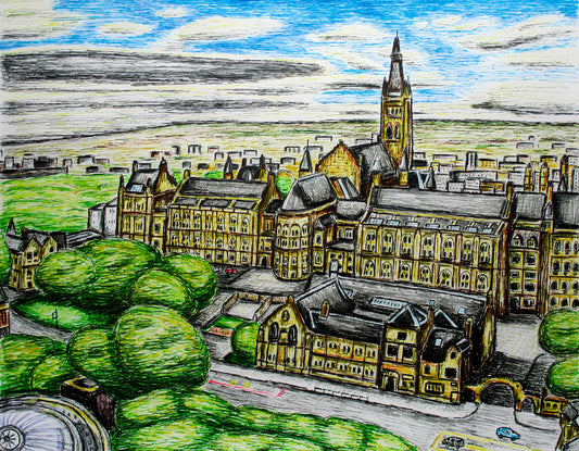 Glasgow University Framed Art Print