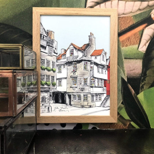 John Knox House Edinburgh Art Print