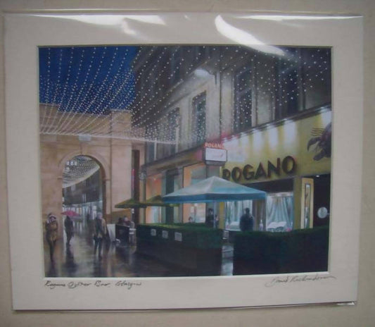 Rogano Oyster Bar, Glasgow Art Print
