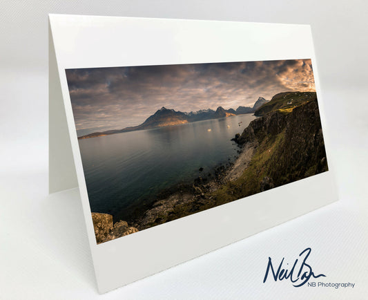 Cuillins & Elgol, Isle of Skye - Scotland Greeting Card - Blank Inside