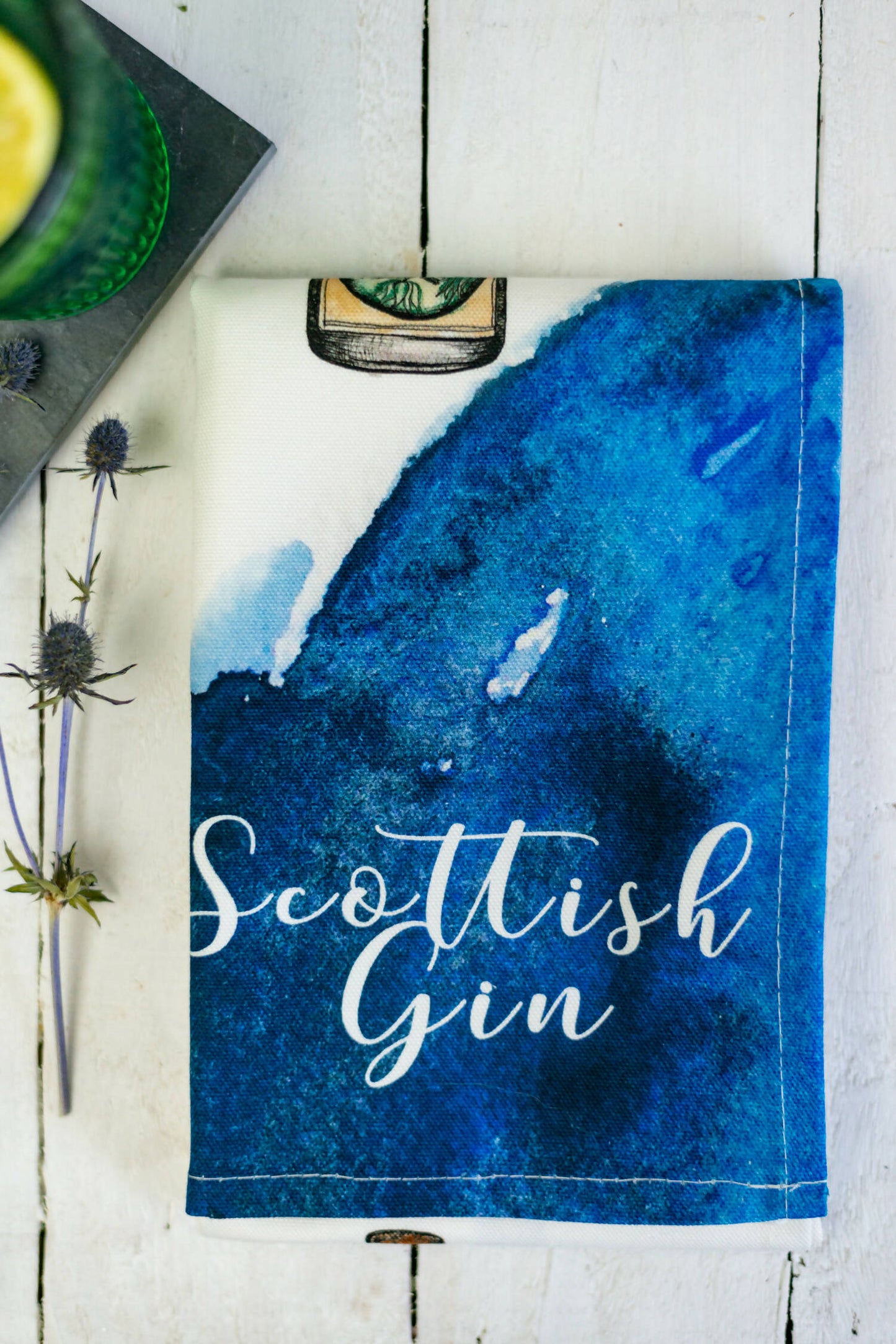 Scottish Gin Tea Towel