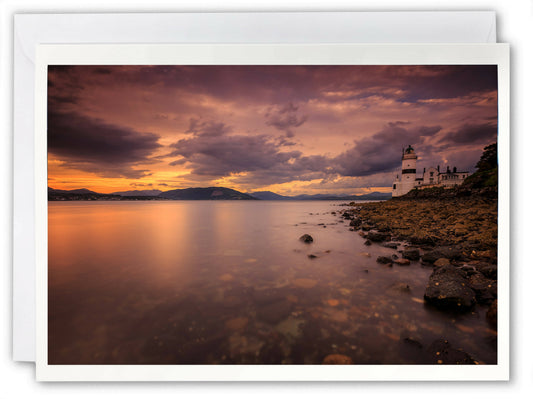 Cloch Lighthouse, Gourock - Scotland Greeting Card - Blank Inside