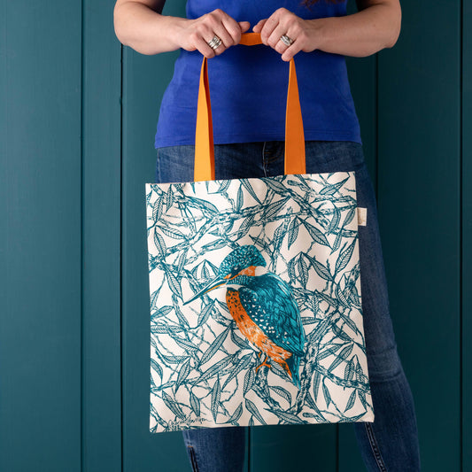 Kingfishers Shopper Tote Bag