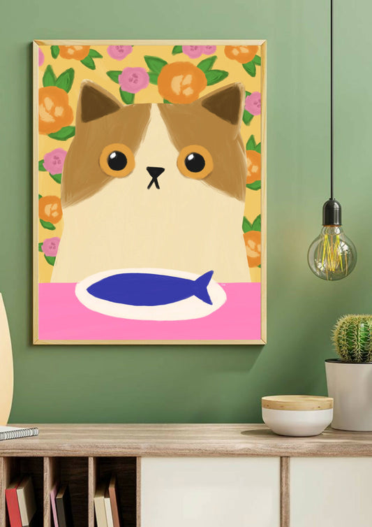 Fish For Dinner Print