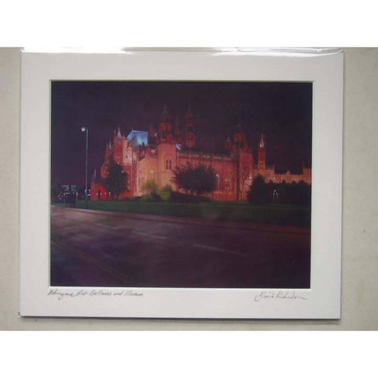 Kelvingrove Art Galleries and Museum, Glasgow. Art Print.
