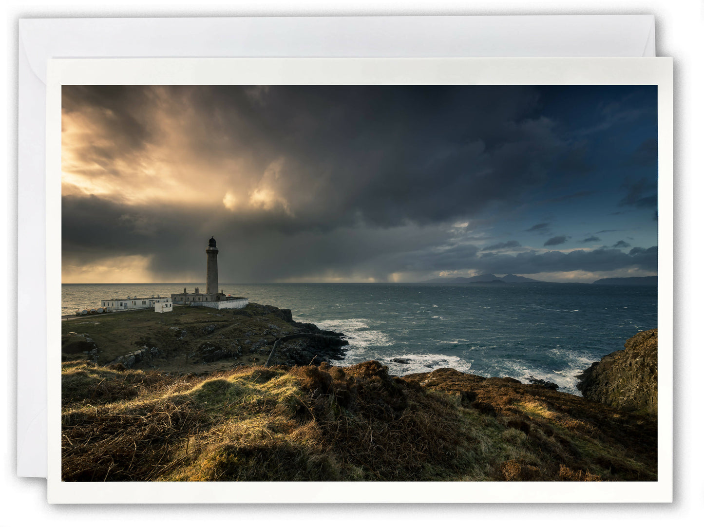 Ardnamurchan Lighthouse, Lochaber - Scotland Greeting Card - Blank Inside