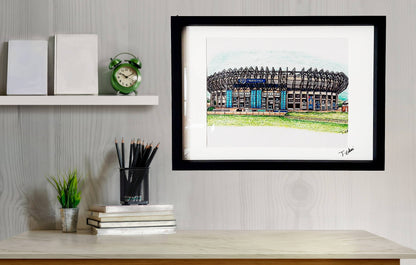 Edinburgh Art Print- BT Murrayfield stadium